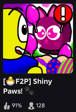 Shiny Paws Game